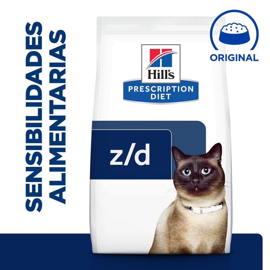 2 x 6 kg Hill's Prescription Diet z/d Food Sensitives pienso para gatos &iexcl;Pack ahorro!, , large Imagen numero 2